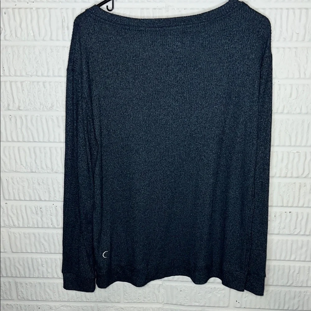 Zyia Active Navy Long Sleeve Top - Picture 2 of 3